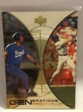 2000 UPPER DECK GEORGE BRETT ROBIN YOUNT GENERATIONS OF EXCELLENCE ROYALS MSK