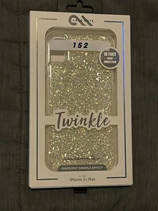 Case-Mate Twinkle Case for Apple iPhone xs Max Sparkle 10 foot drop protection - Picture 1 of 2