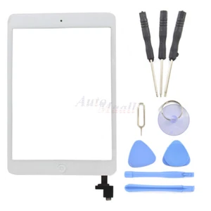White Touch Screen Glass Digitizer & Tools for iPad Mini 1 2 A1432 A1454 A1455 - Picture 1 of 12
