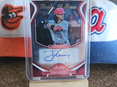 Jonathan India 2022 Absolute Baseball Marks of Fame Autograph 115 /199 - Image 1 of 3