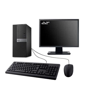 PC Dell Optiplex 3040 MT Ecran 22" Intel G4400 RAM 8Go SDD 240Go W11 Wifi - Photo 1/6