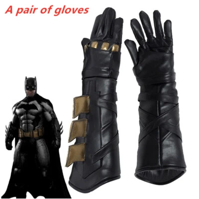 Justice League Batman Bruce Wayne Gloves Cosplay Glove for Costume Accessories - Image 1 of 3