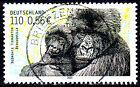 2182 Vollstempel gestempelt Briefzentrum BRD Bund Bedrohte Tierarten Affe 2001 7