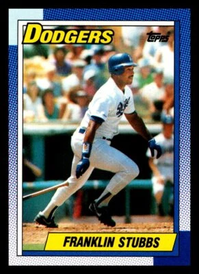 1990 Topps # 56 - Franklin Stubbs - Los Angeles Dodgers - Image 1 of 2