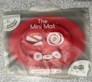 BRAND NEW ezpz Mini Mat (Sage) 100% Silicone Suction Plate w/ Built-in Placemat - Picture 1 of 3