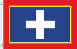Fahne Flagge Attika (Griechenland) Hissflagge 90 x 150 cm