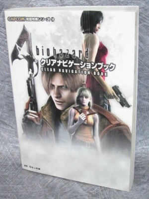 BIOHAZARD 4 Resident Evil Clear Navigation Book Guide Sony PS2 Japan 2005 FT0x - Image 1 of 4