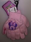 Disney  1 Pair Kids Knit Gloves Disney Minnie Mouse 1 Size Pink A-4