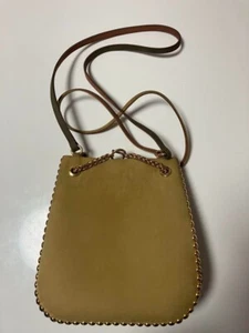 RENAUD PELLEGRINO Shoulder Bag Beige Olive Rare Mint Condition From Japan - Imagen 1 de 7