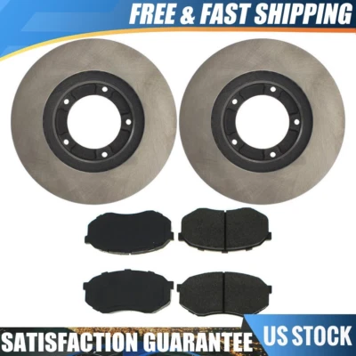 Rotores de freno delanteros Centric pastillas de freno metálicas 3X para Toyota Tacoma 1998 Foto 1 de 4