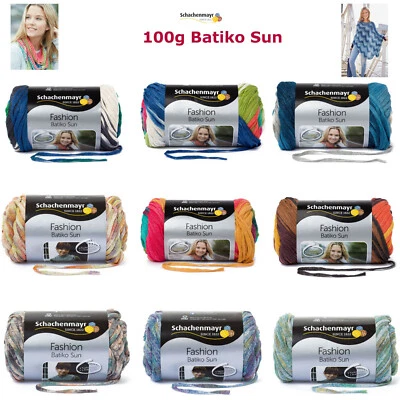 100g Schachenmayr Batiko Sun - schimmerndes Bändchengarn Baumwolle (50€/kg) - Bild 1 von 2