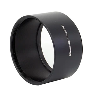 Aluminio M65-M65 65mm x 1mm Montaje con Tornillo Extender Tubo Anillo Adaptador Parasol - Imagen 1 de 22