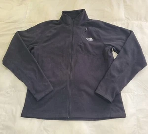The North Face schwarz Herren Langarm Reißverschluss Fleece Pullover Jacke Größe Large - Bild 1 von 7