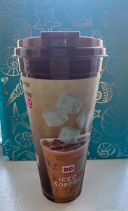 BRAND NEW Dunkin Donuts 3D Refill Tumbler Hot Cold Travel Coffee Cup 24oz. 2016 - Picture 1 of 4