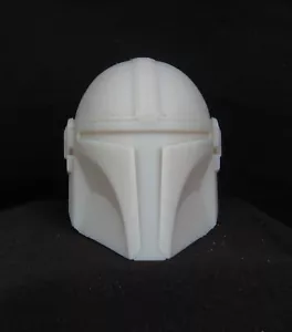 RESIN 3DPRINT Din Djarin HELMET " MANDALORIAN STAR WARS" 1:6 scale - Imagen 1 de 4
