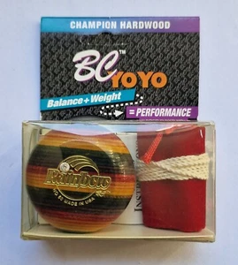 BC Jewelled Rainbow Yo-Yo - No. 50 - Vintage Retro Wooden YoYo Collectable Toy. - Picture 1 of 6