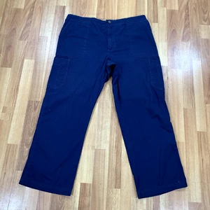 CARHARTT Pants Mens 38x29.5 Extra Large XL Blue Cargo Workwear - Picture 1 of 10