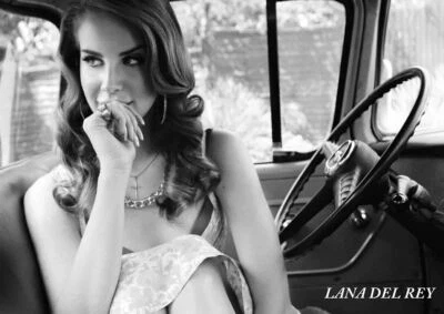 LANA DEL REY CAR SEAT MUSIC ART Wall Print Poster 20x30 - Image 1 of 2