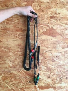 Stereo Spiralkabel Audio XLR Hinterband Klinke Sound Devices neuwertig - Bild 1 von 1