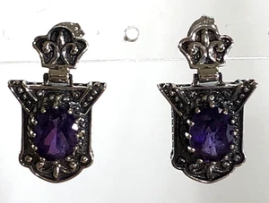 Pendientes PAJ Prime Art & Jewel Plata de Ley Amatista - Imagen 1 de 11