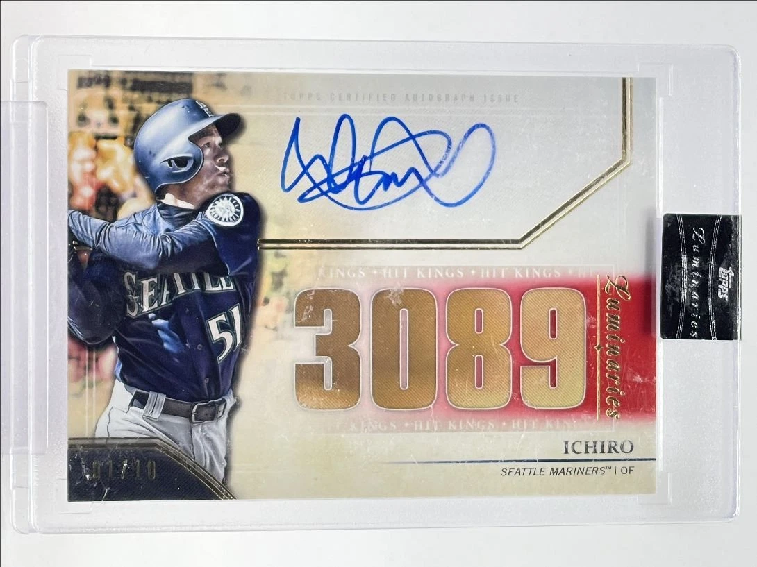 Ichiro Suzuki Autographed Baseball Trading Card Singles for sale