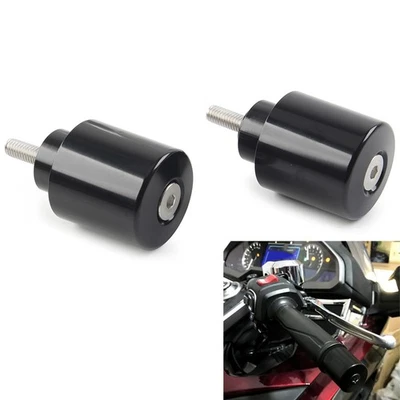 Tapa de agarre de manillar con extremos de barra de motor para Honda GoldWing GL1800 00-2023 negro EE. UU. Foto 1 de 4