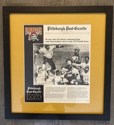 Pittsburgh Pirates 1979 World Series Post-Gazette National League Reprint - Image 1 of 4