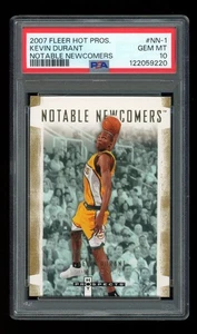 2007-08 Fleer Hot Prospects #nn-1 Kevin Durant Notable Newcomers RC PSA 10 - Picture 1 of 2