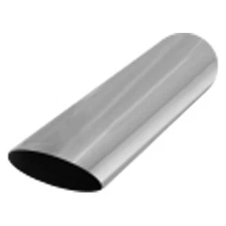 304 SS Round 45 Exhaust Tip Degree Non-Rolled Edge Angle Cut Polished Exhaust Foto 1 de 2