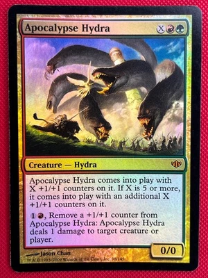 MTG Foil 1X Apocalypse Hydra X1 Conflux Magic - LP - Image 1 of 2