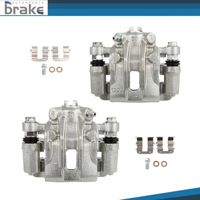 Pinzas de freno de disco traseras 2 piezas con soporte para Kia Forte Koup 2010 2011 2012 2013 Foto 1 de 4