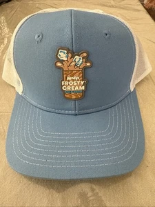 Wendy's Frosty Cream Cold Brew Trucker Hat Mesh Cap Snapback Hat Adjustable New - Picture 1 of 7