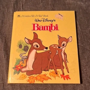 Vintage Bambi Disney Golden Book - Picture 1 of 4