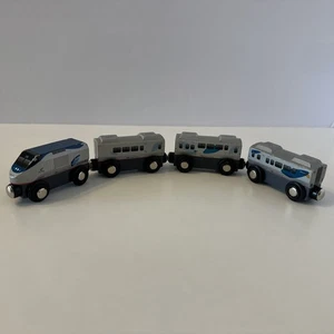 EINGESTELLT Holz Amtrak Acela Zug Lot Power Business Passagier & First Class - Bild 1 von 11