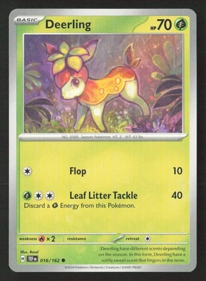 Deerling #016/162 SV05: Temporal Forces Common Pokemon TCG NM/M - Image 1 of 2