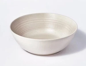 Studio McGee for Threshold Cream Stoneware Serving Bowl 12.25” Diam - Picture 1 of 4