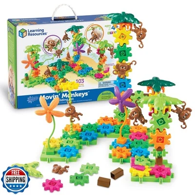 Learning Resources Gears! Gears! Gears! Movin' Monkeys Building Play Set, 103 - Image 1 of 4