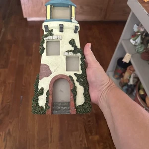 Figi Graphics Lighthouse Picture Frame Vintage 1994 Beach House Decor Resin - Picture 1 of 1