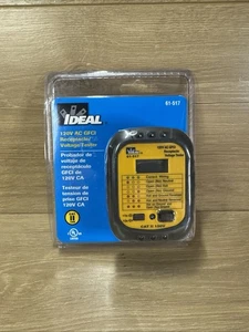 Ideal 61-517 120V AC GFCI Receptacle Voltage Tester -new - Picture 1 of 1