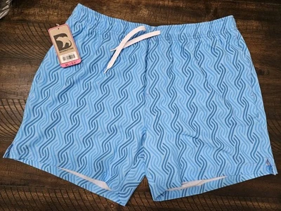 Pantaloncini da bagno uomo Bear Bottom foderati, 5,5" taglia XL NUOVI CON ETICHETTE - Immagine 1 di 3