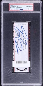 Ethan Salas Signed MILB Pro Debut Full Ticket Stub 5/30/23 PSA GEM MINT 10 AUTO - Picture 1 of 2