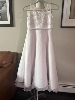 Girls White formal Dress Kids Dream (Size 10) - Image 1 of 4