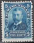 Newfoundland:1899 Sc#85 Mng George V As Duke Of York  Aj1501