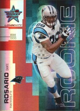 2007 R&S LongevityRuby Carolina Panthers Football Card #158 Dante Rosario /199