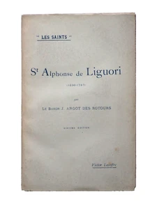 Alphonse de Liguori 1696-1787 Fondateur Congrégation du Très Saint Rédempteur - Picture 1 of 2