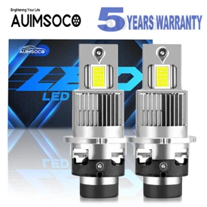 For Rolls-Royce Phantom Sedan 2004-2011 D2S D2R LED Headlight Hi Low Beam Bulbs - Picture 1 of 15