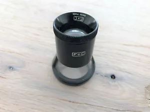 Flubacher F+C Vintage 8x Loupe with Bergeon Case Scale Magnifier 15mm SWISS MADE - Picture 1 of 5