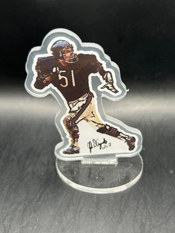 Chicago Bears Dick Butkus figure-JUMBO 3 inch-Retro Collectible-HOF 1979 Cover