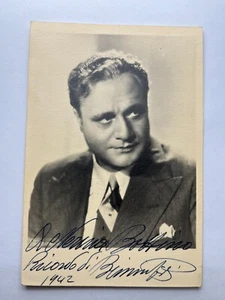 Autograph BENIAMINO GIGLI (†1957)-Tenor ITALY-Opera Singer-La Scala-signed 1942 - Picture 1 of 4