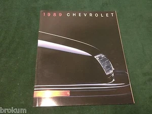 MINT ORIGINAL 1989 CHEVROLET CHEVY FULL LINE 70 PAGE SALES BROCHURE NEW (BOX 541 - Picture 1 of 7